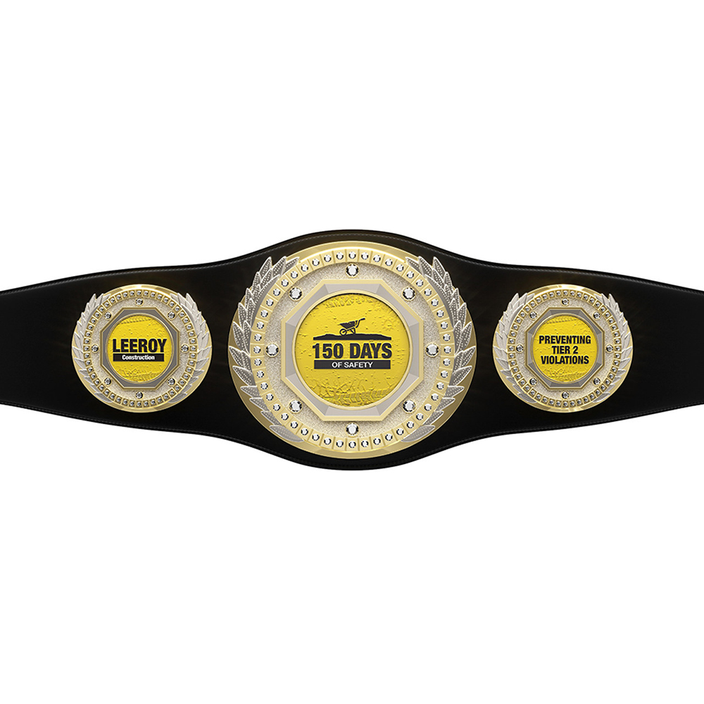 Express Presidential Texture Tone Championship Belt