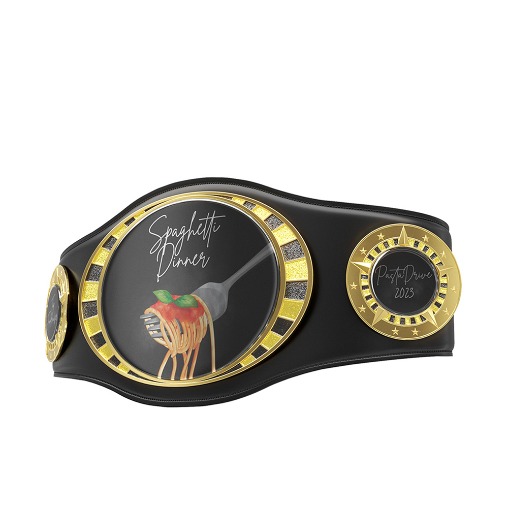 Express Juniors Championship Belt in Vibraprint Black