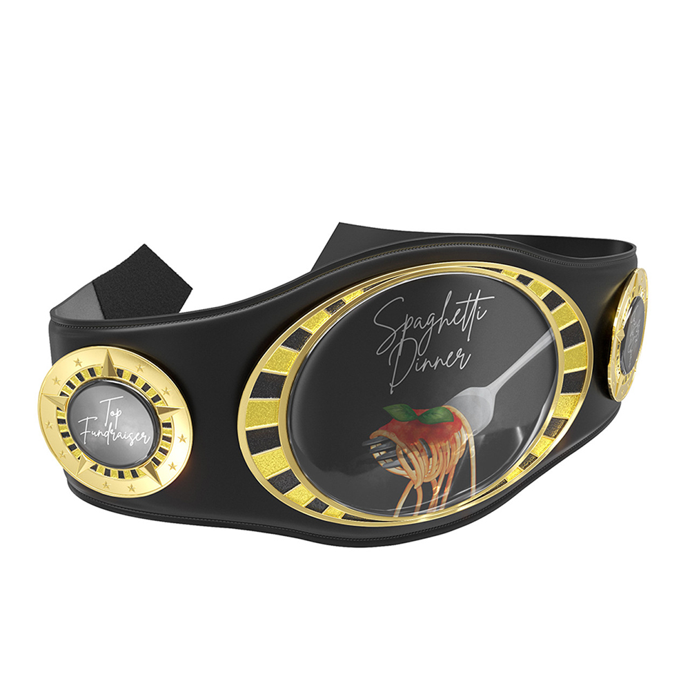 Express Juniors Championship Belt in Vibraprint Black