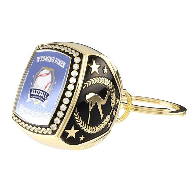 Express Texture Tone® Epic Ring Key Chain w/ Side Inserts