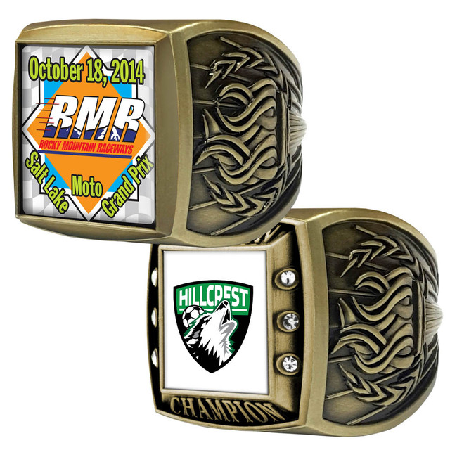 Express Antique Vibraprint® Championship Rings
