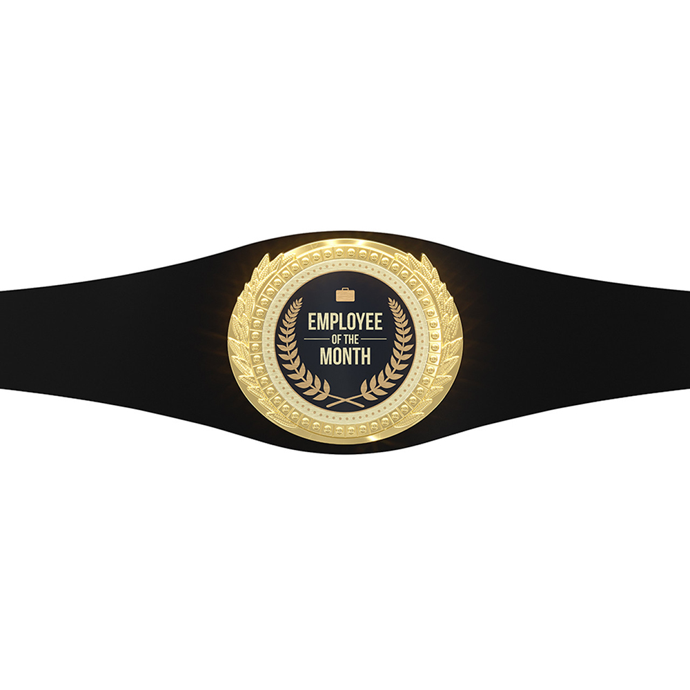 Express Lightweight Vibraprint Championship Belt w. Center Plate Only