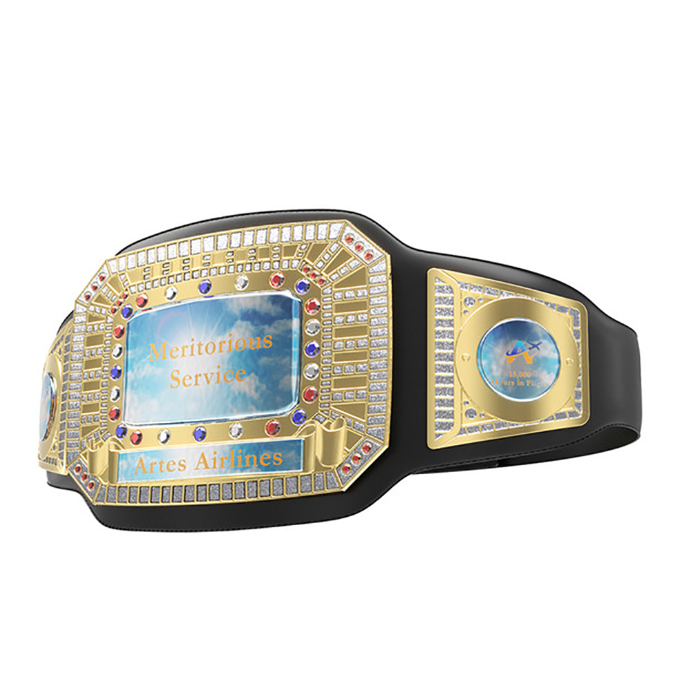 Express Ultimate Championship Belt in Vibraprint Black