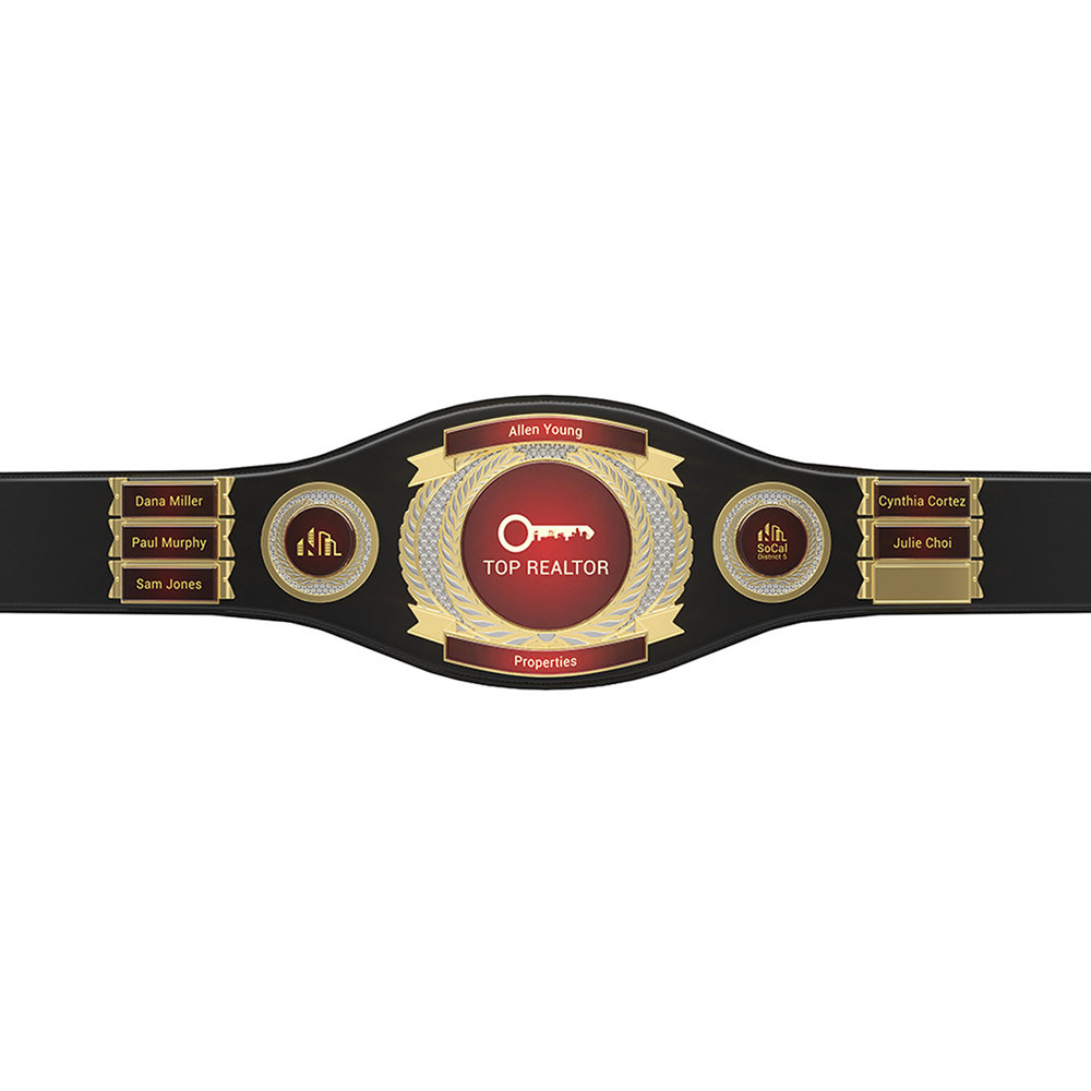 Express Perpetual Vibraprint Champion Belt w. Mixed Side Plates