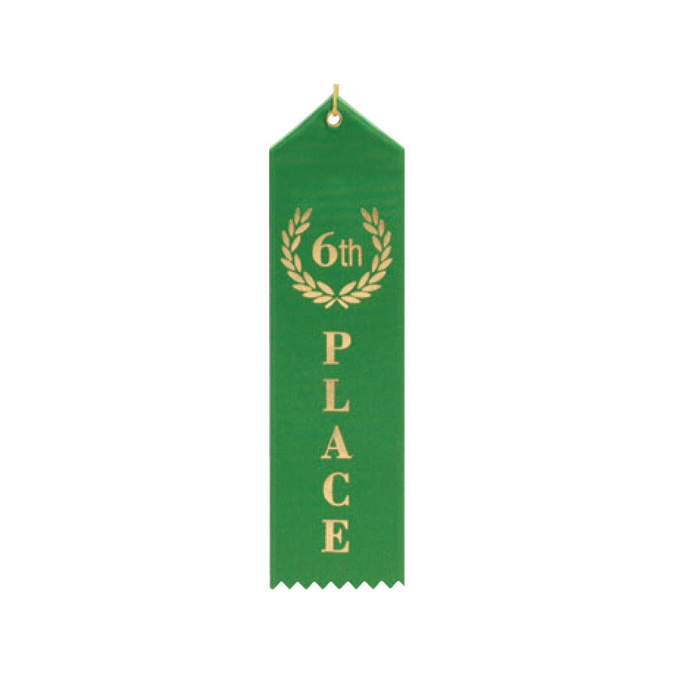 Awards Ribbons 6th Place As Low As $0.65