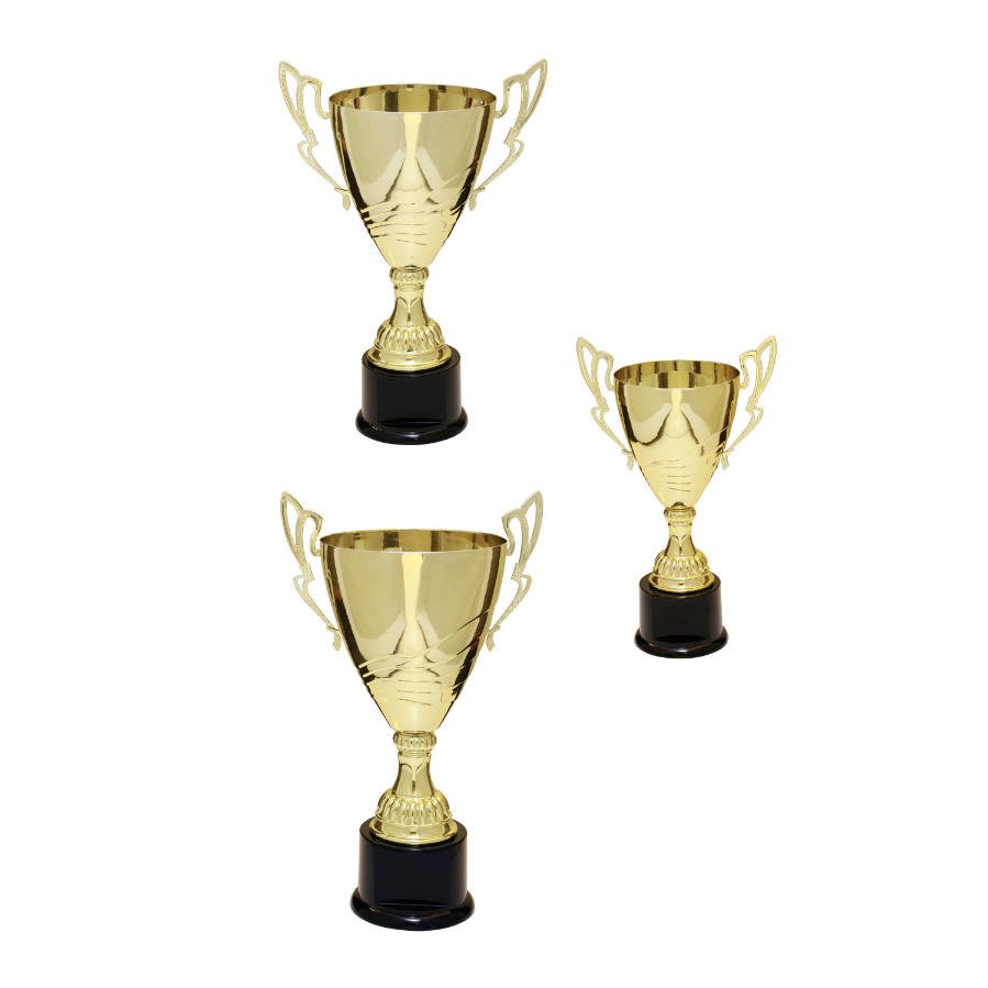 320 Series Gold Completed Metal Cup with Plastic Base Sample Set