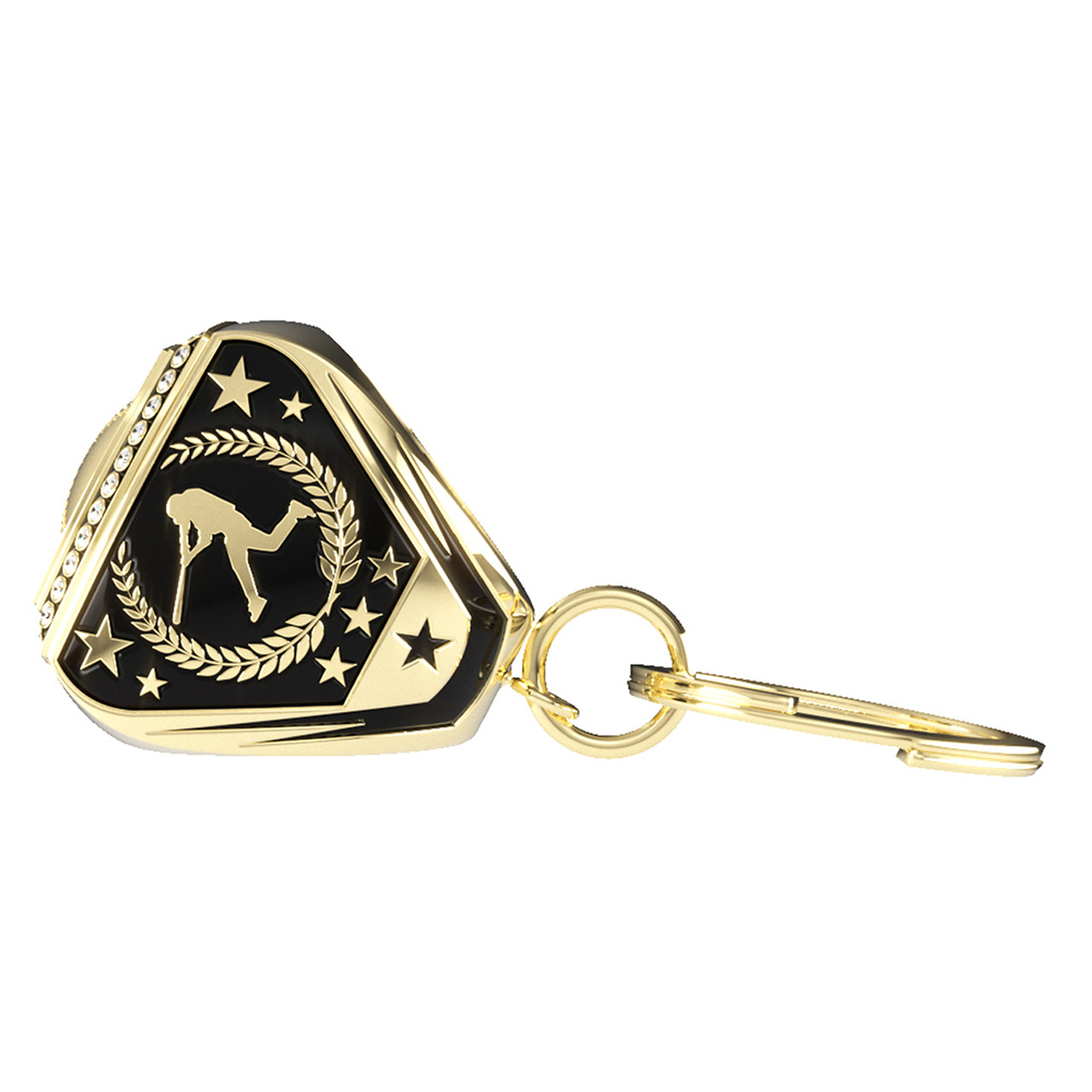 Assembled Epic Keychain Ring w/ Stock Bezel & Stock Side Inserts