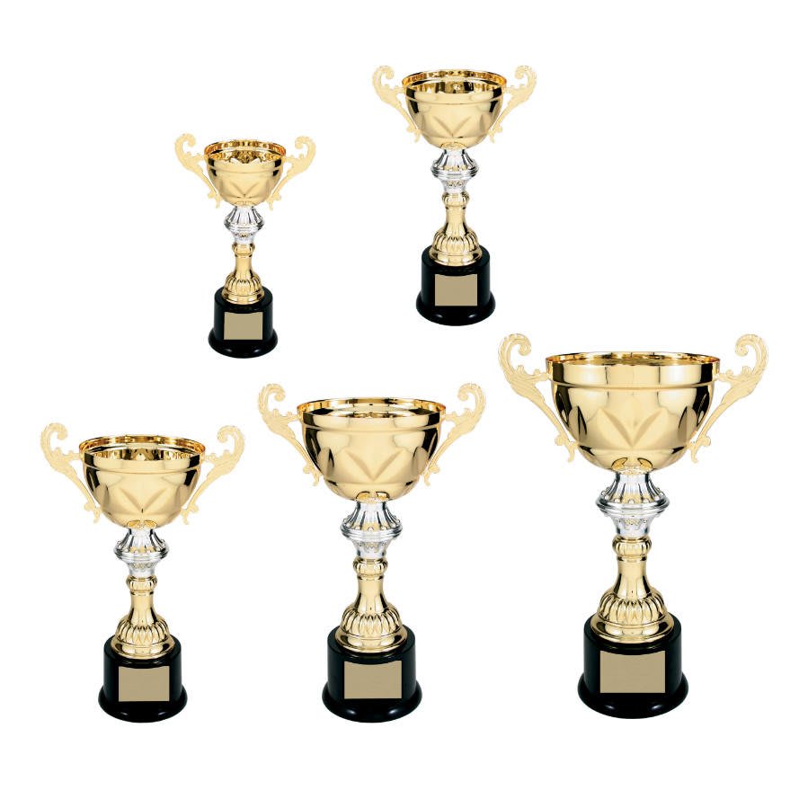 200 Series Gold Completed Metal Cup with Plastic Base Sample Set