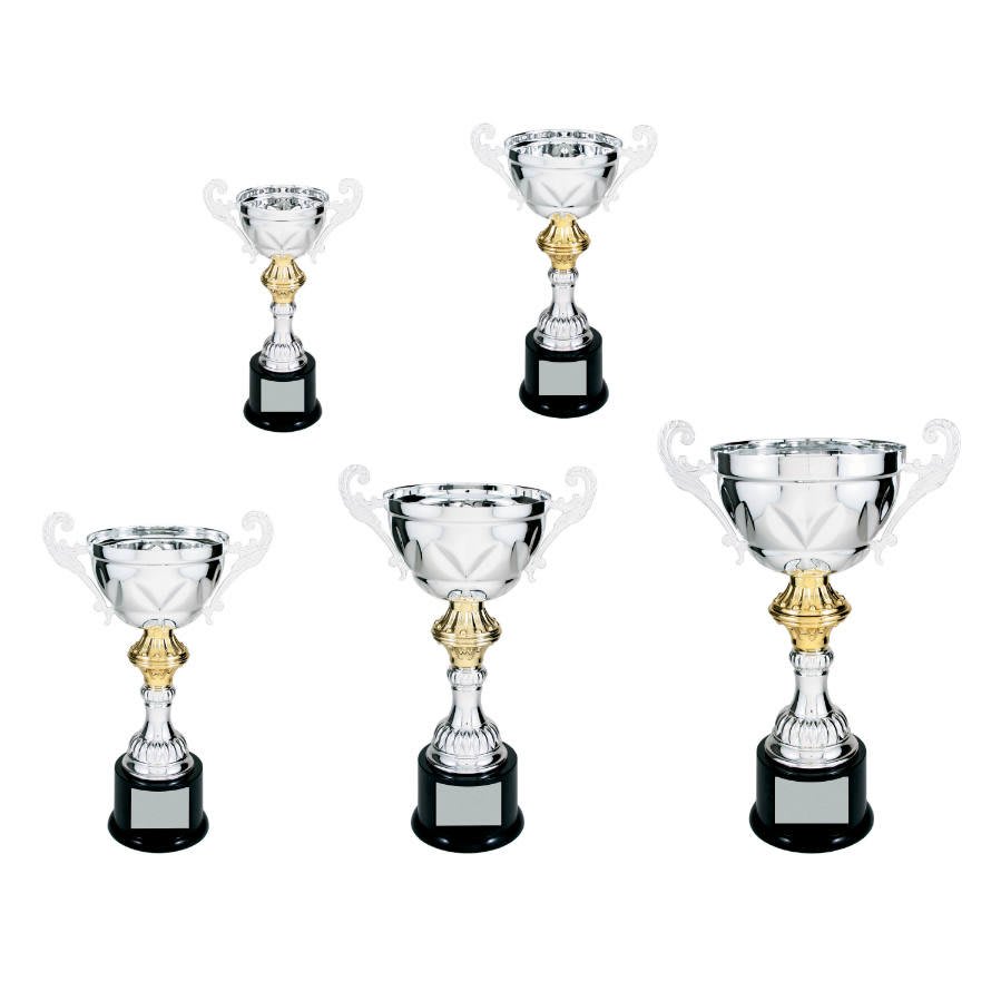 200 Series Silver Completed Metal Cup with Plastic Base Sample Set